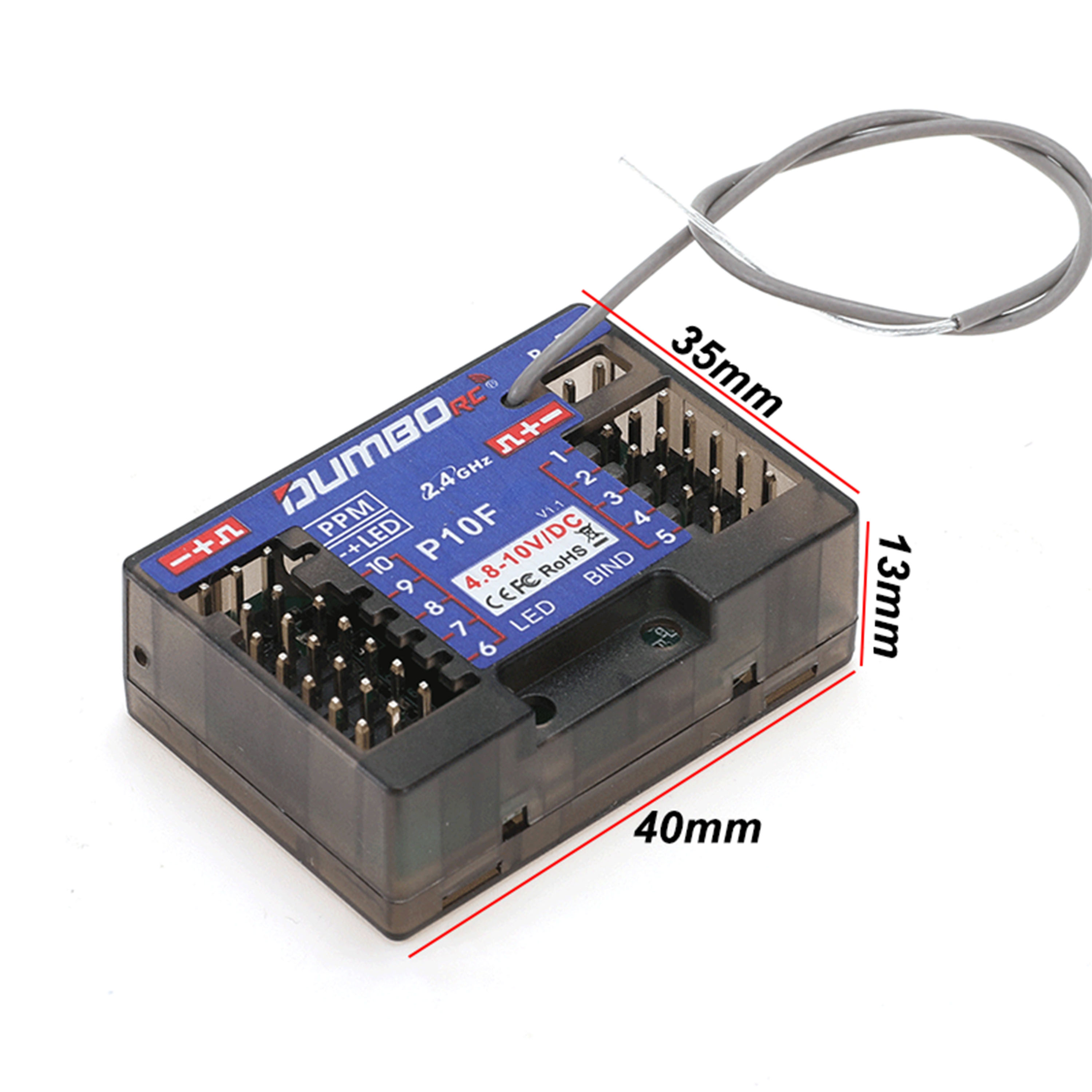 DUMBORC P10F P10FG 10CH 2.4GHz - Rc Hobby Shops review and price