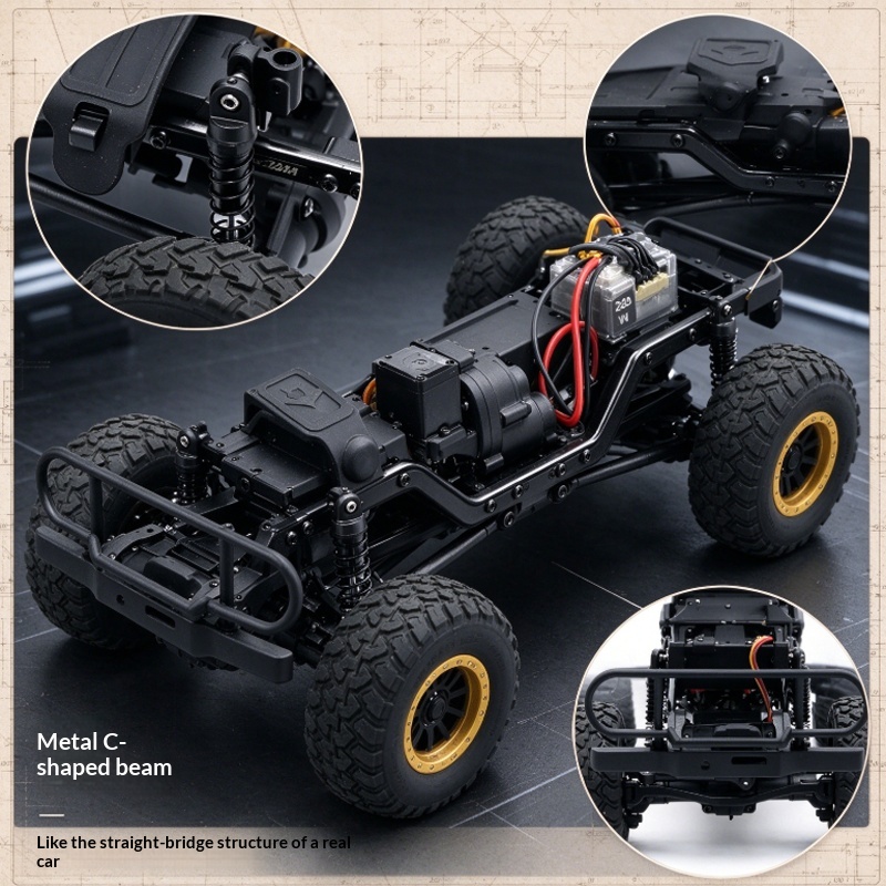 FMS 1/24 Licensed Land Rover C - Rc Hobby Land review and price